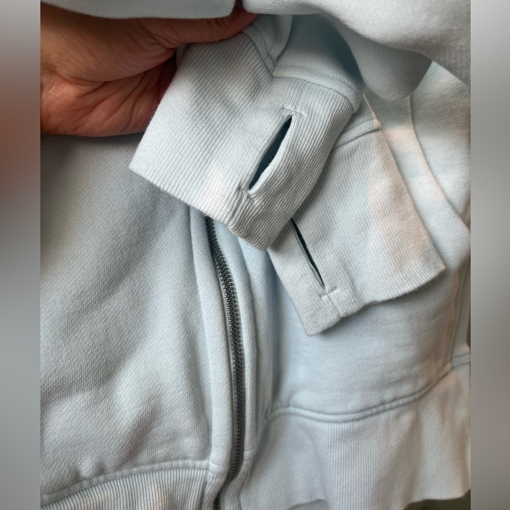 Lululemon scuba zip up hoodie baby blue - Picture 8 of 15